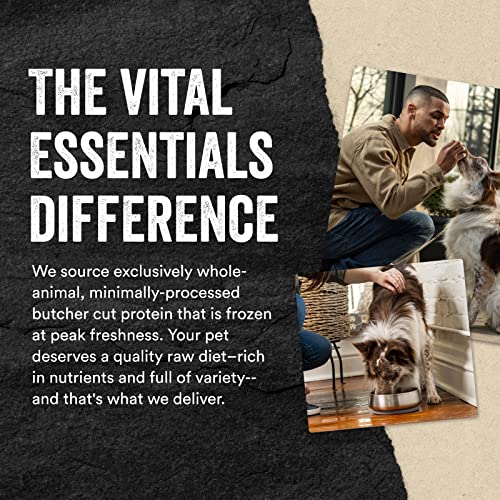 Vital Essentials Freeze Dried Raw Dog Food, Beef Mini Nibs Entree, 25 oz