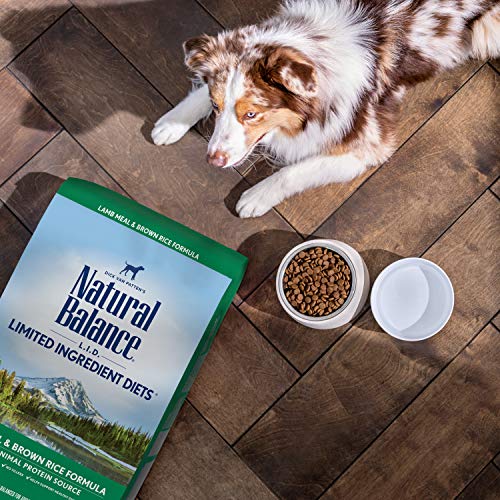 Natural Balance Limited Ingredient Adult Dry Dog Food with Healthy Grains, Salmon & Brown Rice Recipe, 12 Pound (Pack of 1)