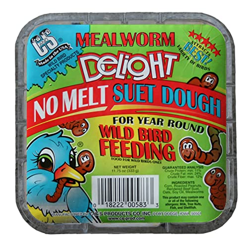 C&S High Energy Delight No Melt Suet Dough 11 Ounces,(Pack of 12)