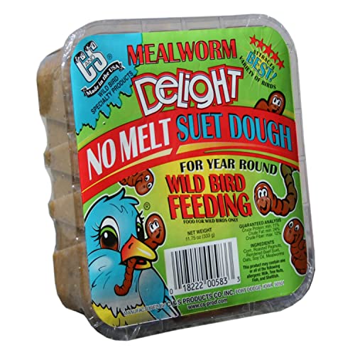 C&S High Energy Delight No Melt Suet Dough 11 Ounces,(Pack of 12)