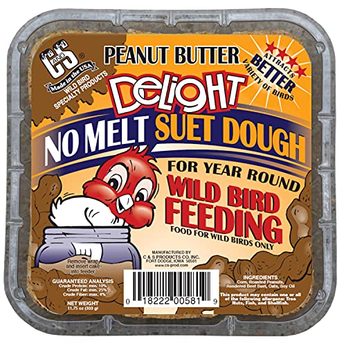 C&S High Energy Delight No Melt Suet Dough 11 Ounces,(Pack of 12)