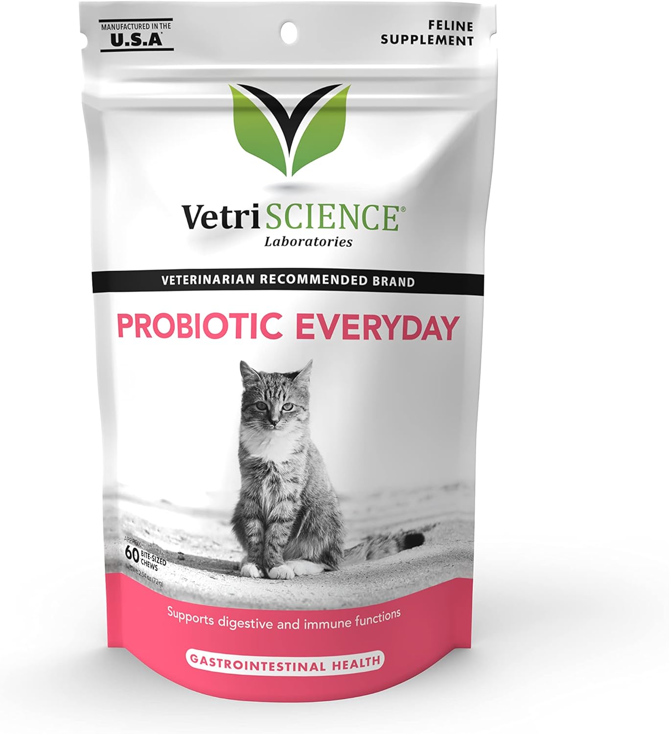 VetriScience Probiotic Everyday for Dogs, 45 Chews - Immune and Digestive Support Supplement for Dogs