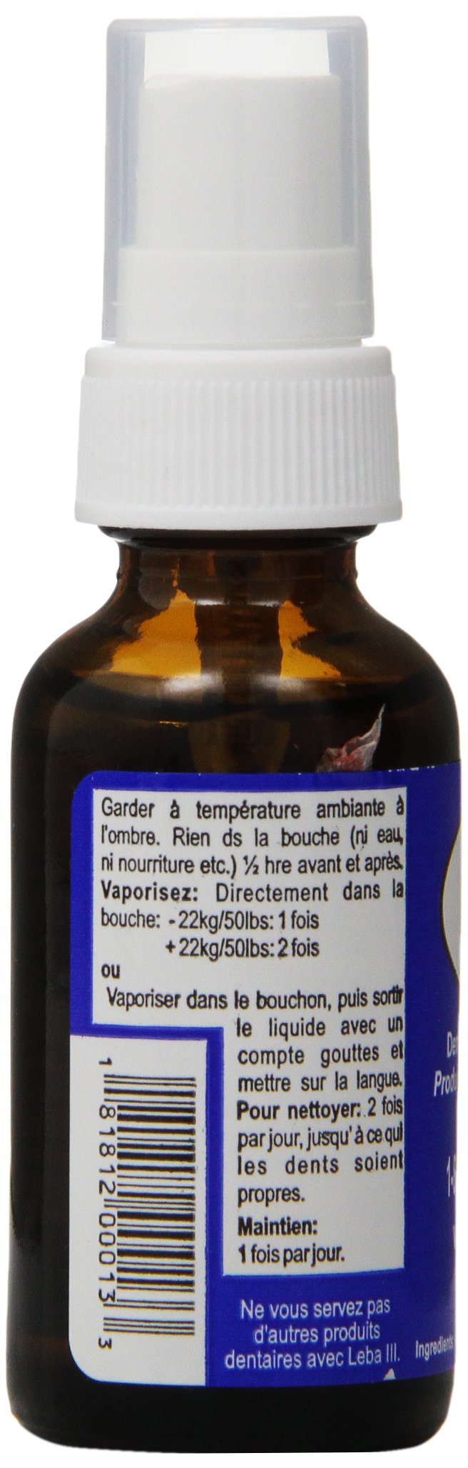 Leba III - 100% Natural and Herbal Dog and Cat Dental Spray - Best to Keep Your Pets Teeth Clean, Gums Healthy and Their Breath Fresh - Removes Build Up - Dog Dental Spray - Cat Dental Spray