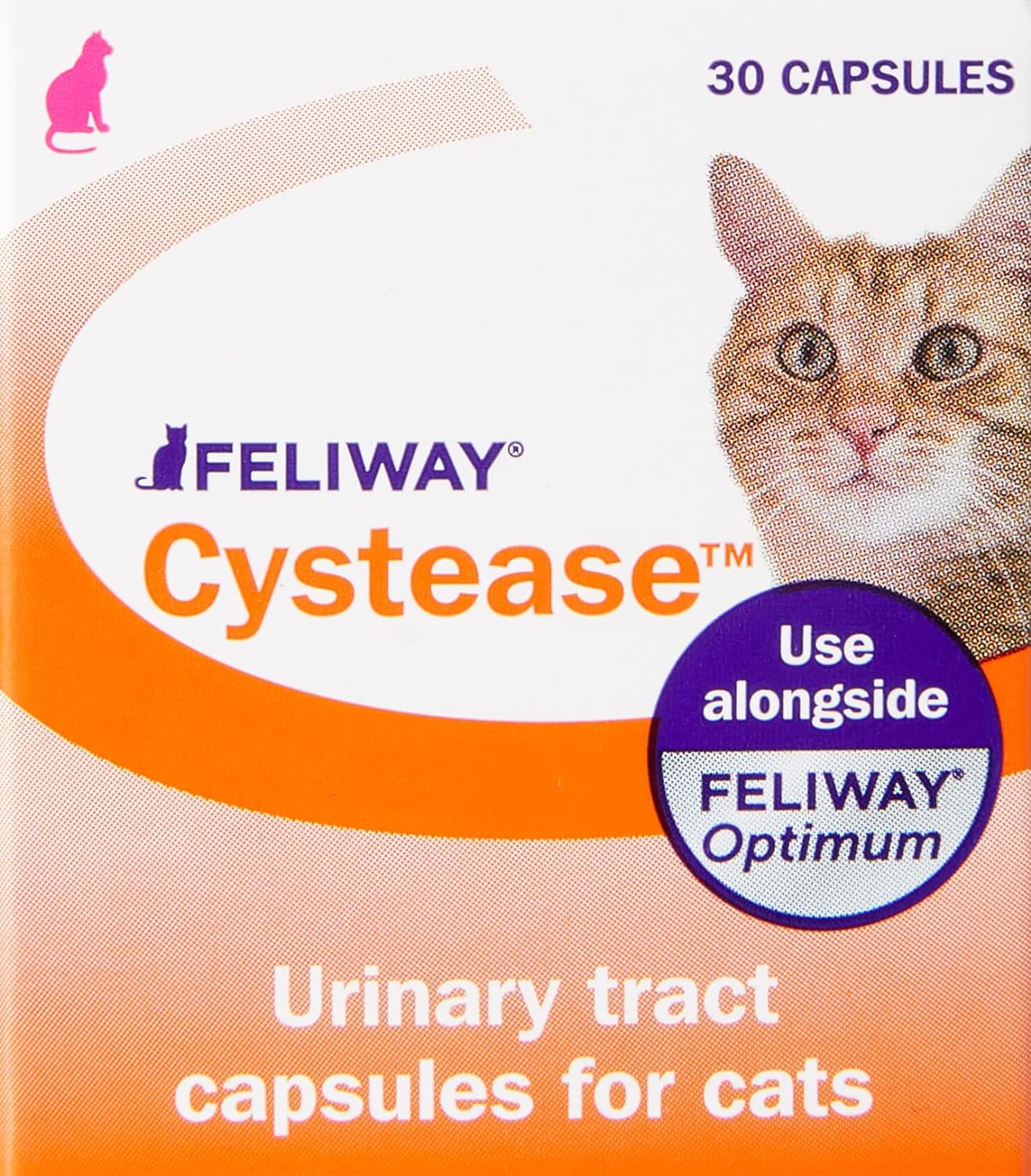 FELIWAY Cystease Advanced Urinary Tract Support for Cats (Pot Size: 30 Tablets)