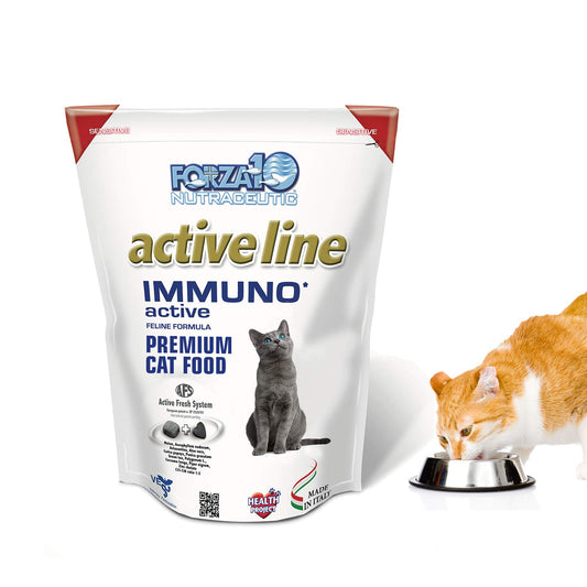 Forza10 Active Immuno Support Diet Dry Cat Food for Adult Cats, Natural Limited Ingredient Cat Food (4 Pound)